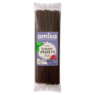 M&S Amisa Organic Gluten Free Buckwheat Spaghetti Pasta 500g- Buy online at McGrocer