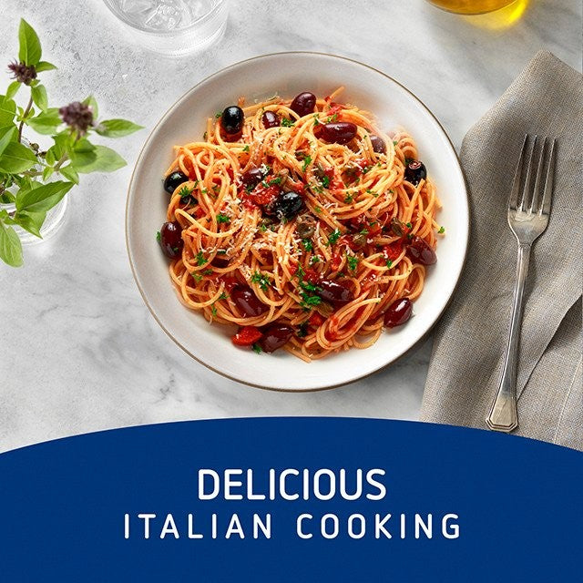 Barilla pasta sauce with green and black olives 400g - British product