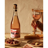 Real Blush sparkling tea 75cl, imported from the UK