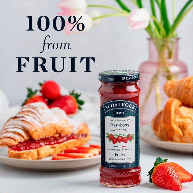 St Dalfour strawberry fruit spread 284g (British brand)