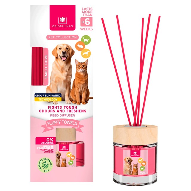 Cristalinas Fluffy Towels reed diffuser 35ml (British brand)