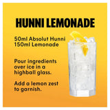 Absolut Hunni honey flavoured vodka 70cl - British product