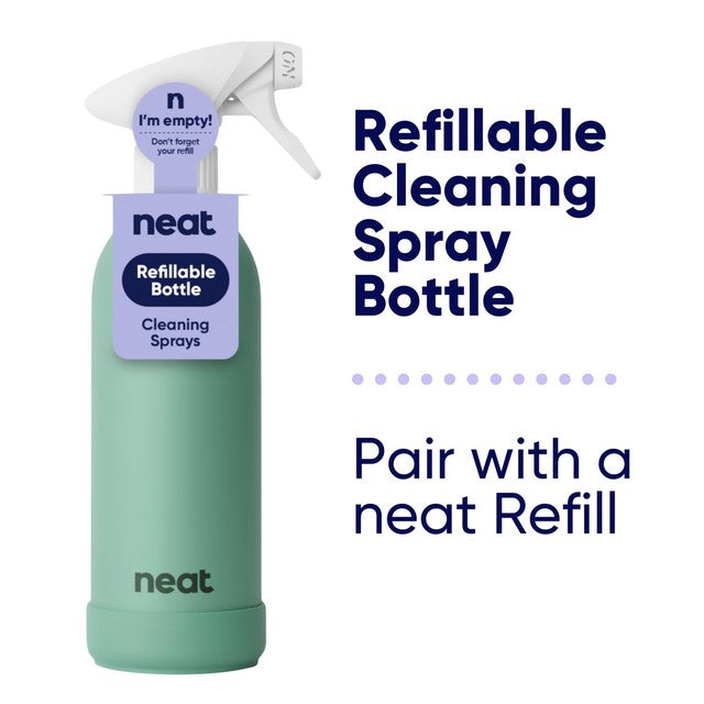Neat refillable spray bottle in sage 470ml, UK version