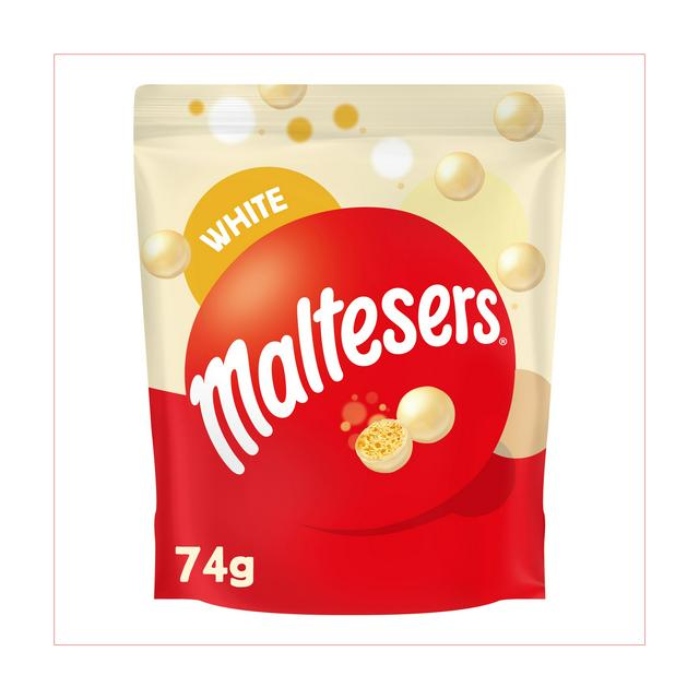 Maltesers White Chocolate Honeycomb Pouch 74g