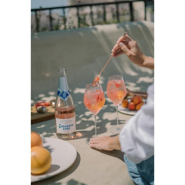Codorniu Zero Sparkling Rose alcohol-free wine 75cl - British product