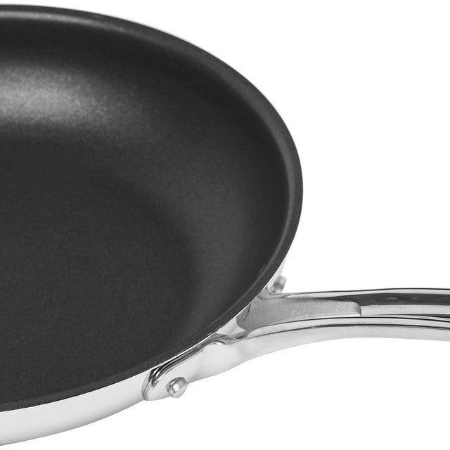 M&S stainless steel non-stick frying pan 20cm, imported from the UK