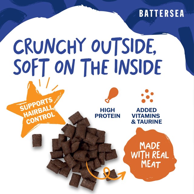 Rosewood Battersea Anti-Hairball Chicken Cushions cat treats, imported from the UK