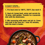 Schwartz beef bourguignon recipe mix 38g (British brand)