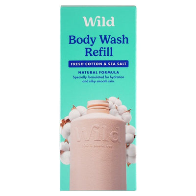 M&S Wild Body Wash Refill Fresh Cotton & Sea Salt 300ml- Buy online at McGrocer