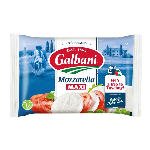Galbani Maxi fresh mozzarella cheese 250g, UK version