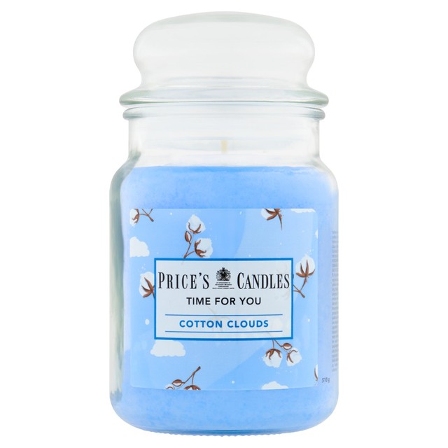 Prices Candles clean cotton large jar candle, imported from the UK