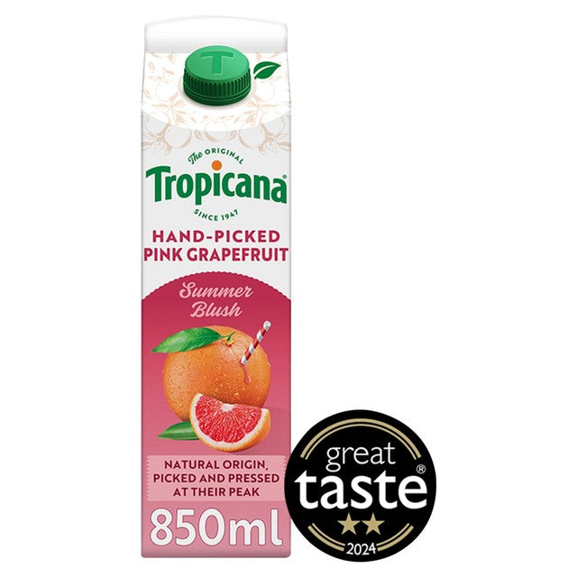 Tropicana pink grapefruit juice 850ml (British brand)