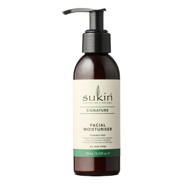 Sukin Natural Hydrating Facial Moisturiser Pump 125ml (Australian brand)