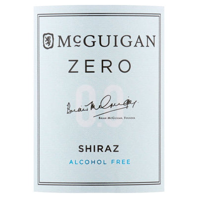 نبيذ أحمر خالٍ من الكحول McGuigan Zero Shiraz 75cl