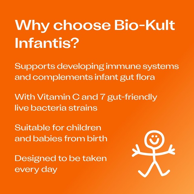 Bio-Kult Infantis Probiotic Powder 7 Strains Vitamin C 16 Sachets - British product