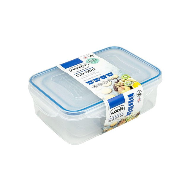 Addis rectangular food storage containers set pack of 4 - British product