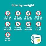 Pampers Baby-Dry Nappy Pants Extra Absorption Size 6+, imported from the UK
