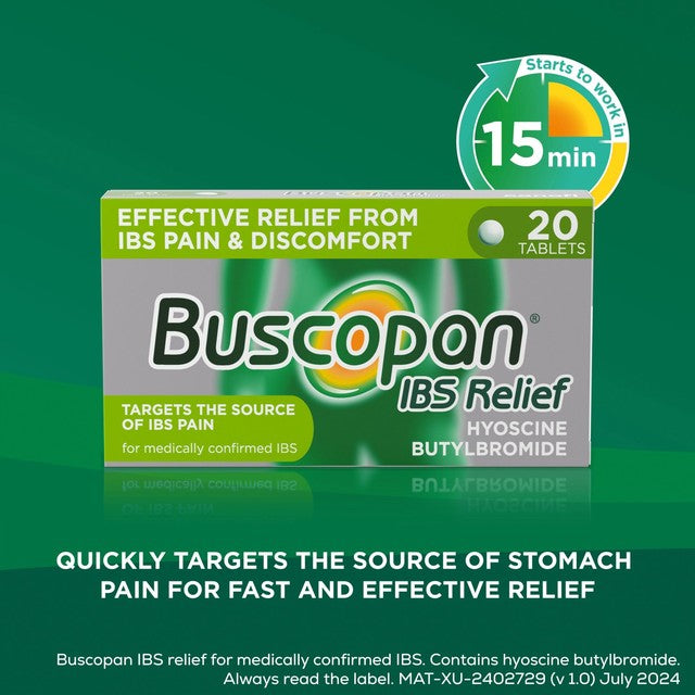Buscopan IBS Relief Tablets 20 pack, UK version