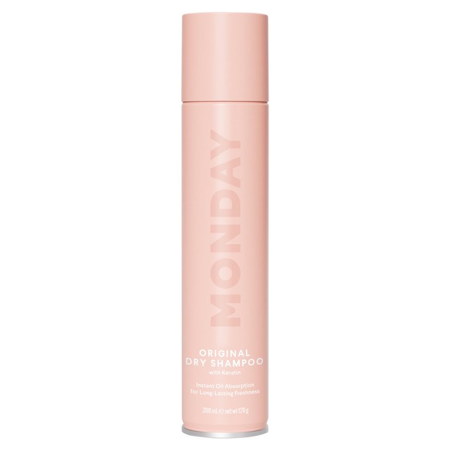 MONDAY ORIGINAL dry shampoo aerosol can (British brand)