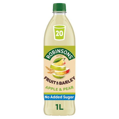 Robinsons Eple & Pære Frukt & Bygg Saft uten tilsatt sukker 1L