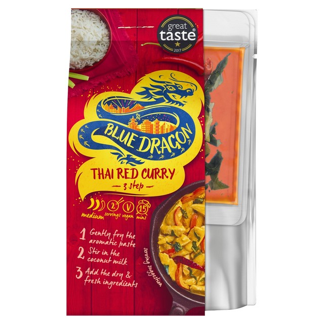 Blue Dragon Thai red curry kit 253g - British product