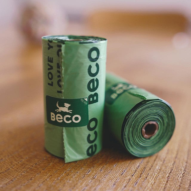 Beco mint scented dog poop bags 60 pack - British product
