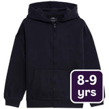 M&S navy hoodie for children aged 8-9, imported from the UK