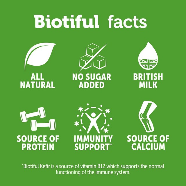 Biotiful Morello Cherry Kefir 250ml - British product