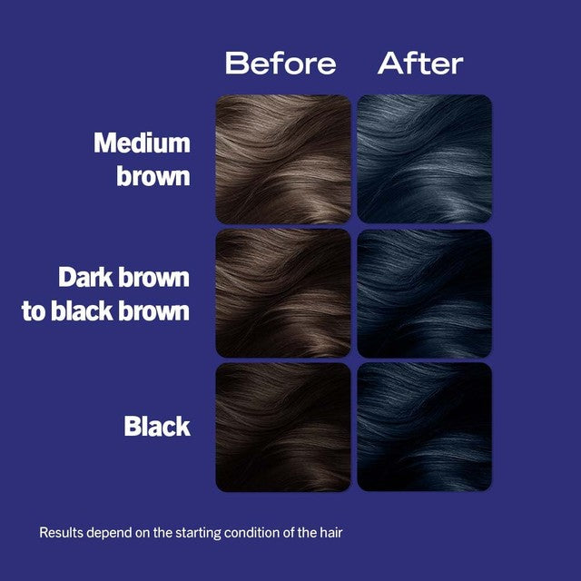 Schwarzkopf Live Cosmic Blue 090 permanent hair dye 142ml (British brand)