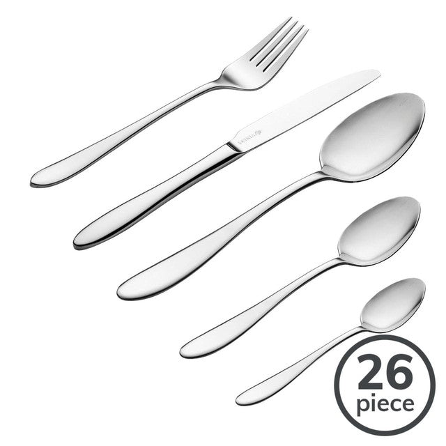 Viners Tabac 18/0 26-piece cutlery set (British brand)