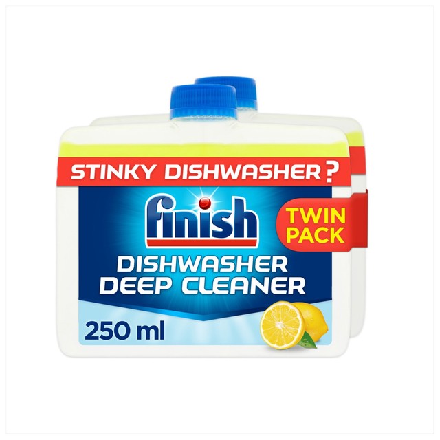 Finish Dishwasher Cleaner Lemon Scent 2 x 250ml - British product