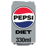 Pepsi Diet cola 24 x 330ml, imported from the UK