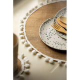 Natural Elements hessian placemats set of four, imported from the UK