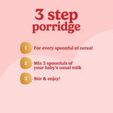 Cow & Gate banana wholegrain porridge baby cereal 200g - British product