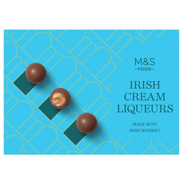 M&S Irish cream liqueur chocolate truffles 125g, imported from the UK