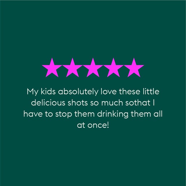 PLENISH Kids Strawberry Shot 60ml, imported from the UK
