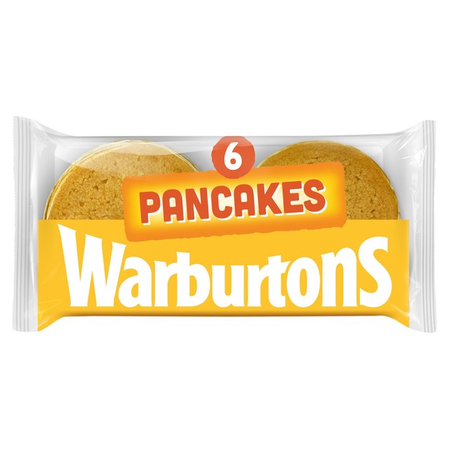 Warburtons Soft & Sweet Pancakes 6 pack (British brand)