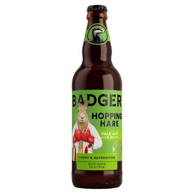 Badger Hopping Hare pale ale beer 500ml - British product