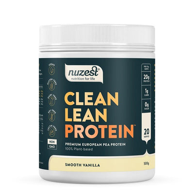 Poudre de protéine végétalienne Clean Lean Saveur Vanille Douce Nuzest 500g