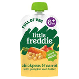 Little Freddie organic chickpea and carrot baby food pouch 100g, UK version