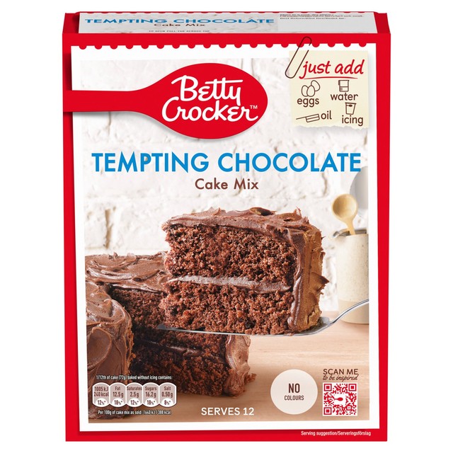 Betty Crocker tempting chocolate cake mix 425g - British product