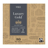 M&S Luxury Gold tea bags 80 teabags, imported from the UK