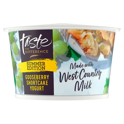 Sainsburys Gooseberry Yogurt with Shortcake Biscuit Pieces 150g- Buy online at McGrocer