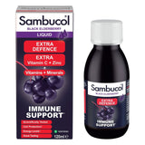 Sambucol Extra Defence black elderberry supplement syrup 120ml (British brand)