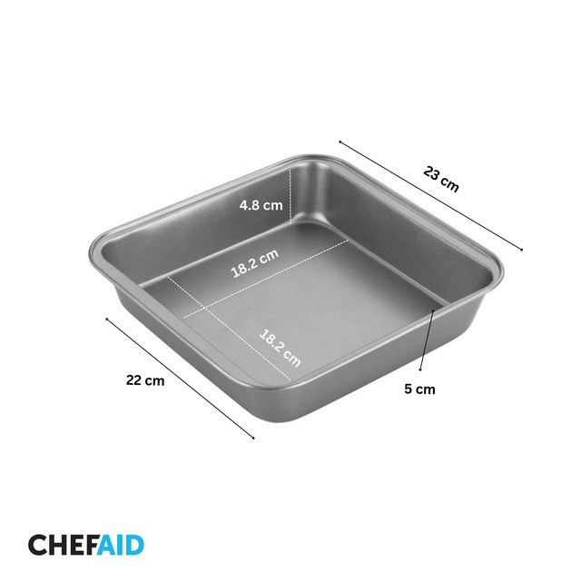 Chef Aid square cake pan 20cm - British product