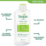 Simple micellar cleansing water 200ml (British brand)