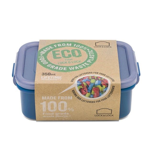 Locknlock Eco Rectangular food storage container 350ml, UK version