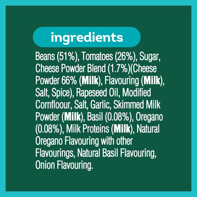 Heinz Baked Beans Pizza Style with Cheese and Basil 390g, UK version