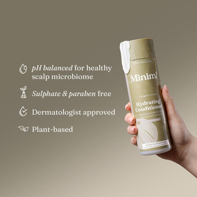 Miniml hydrating coconut hair conditioner, British brand