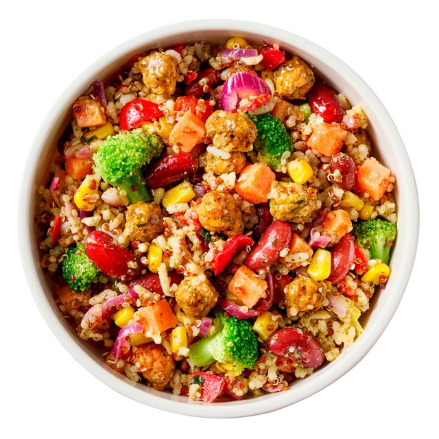 Lazy Vegan Falafel Bowl Mexican Fusion 375g, UK version